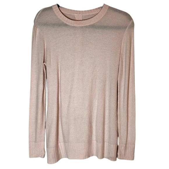 Lululemon Sincerely Yours Sweater- Pink Glow Cashmere Blend Sweater- Size 6 - Picture 7 of 12